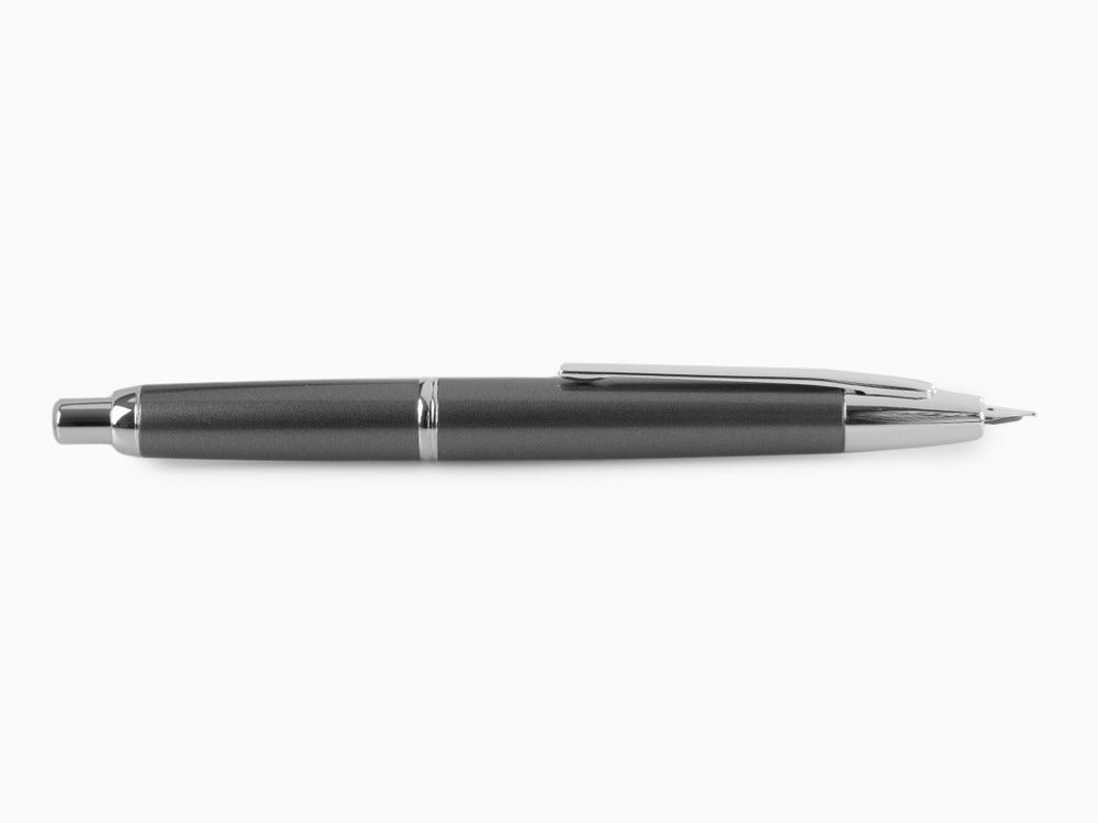 Pilot Capless Decimo Fountain Pen, Lacquer, Grey, FK-1500D-RH-GREY