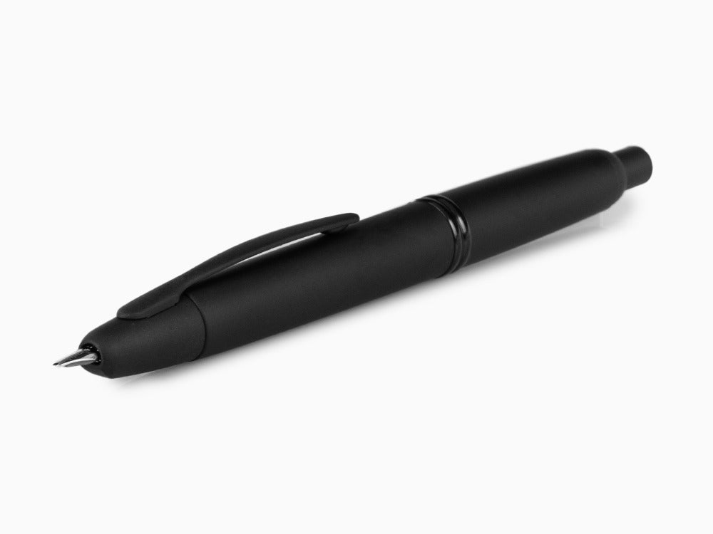 Pilot Fountain Pen Retractable Black Matte Capless