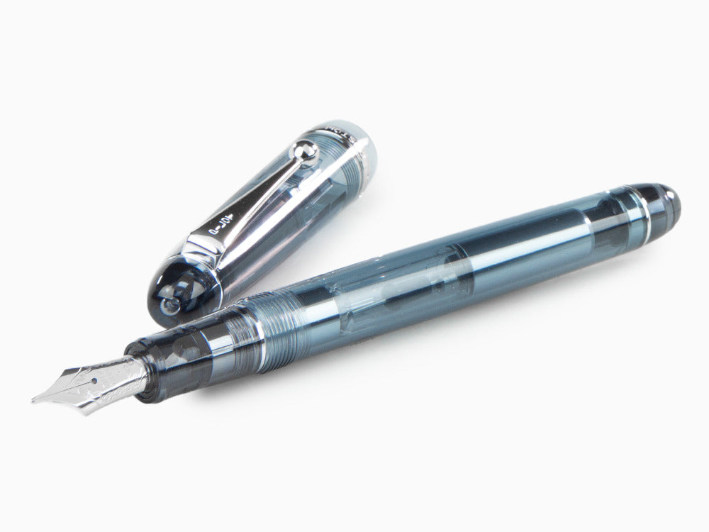 Pilot Custom 74 Midnight Blue Fountain Pen, Rhodium trim, FKKN12SR-TBB