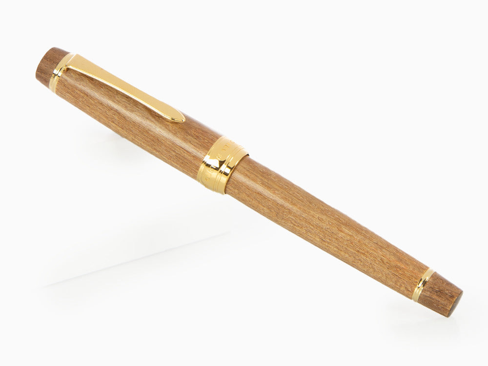 Pilot Custom Enju Fountain Pen, Wood, Gold plated, Brown, FKV-5MK-ME