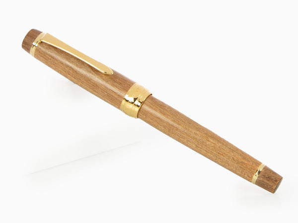 5th anniversary gift custom pen in Brazilian Tulpiwood, Custom fountain pen wooden buy gift.