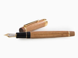 Pilot Custom Enju Fountain Pen, Wood, Gold plated, Brown, FKV-5MK-ME