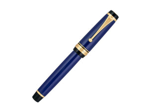 Pilot Custom Urushi Prussian Blue Fountain Pen, Gold trim,NPUA