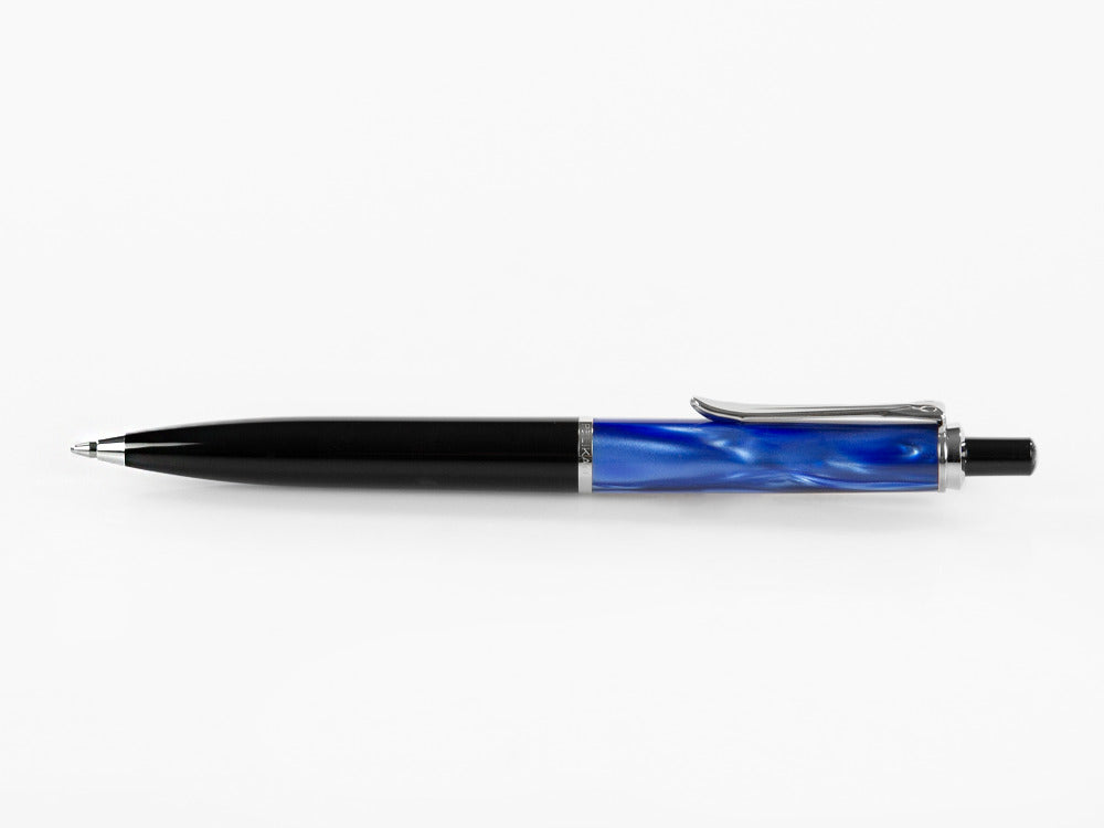 Pelikan Classic K205 Ballpoint pen, Blue Marble, Resin, Chrome trim, 801997