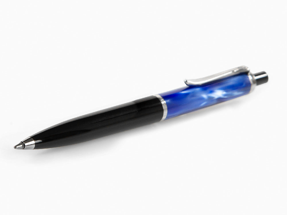 Pelikan Classic K205 Ballpoint pen, Blue Marble, Resin, Chrome trim, 801997