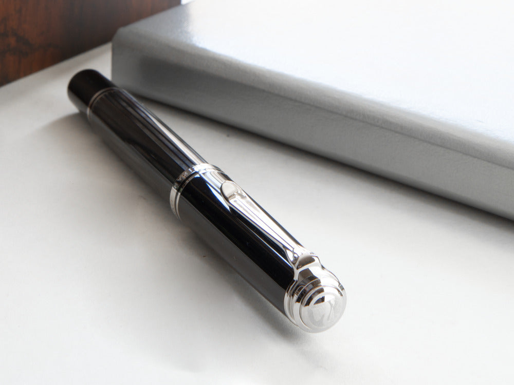 Pelikan Souverän M605 Stresemann Fountain Pen, Palladium trim, 813624