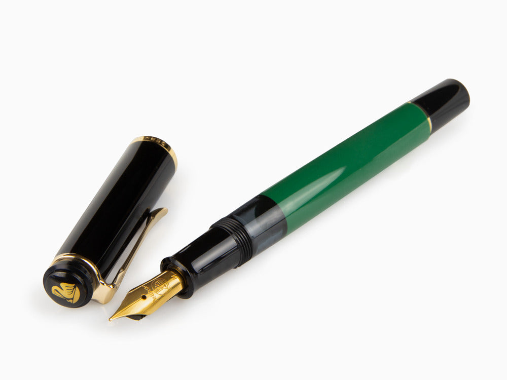 Pelikan Classic M251 Fountain Pen, Green/Black, Gold plated, 814713