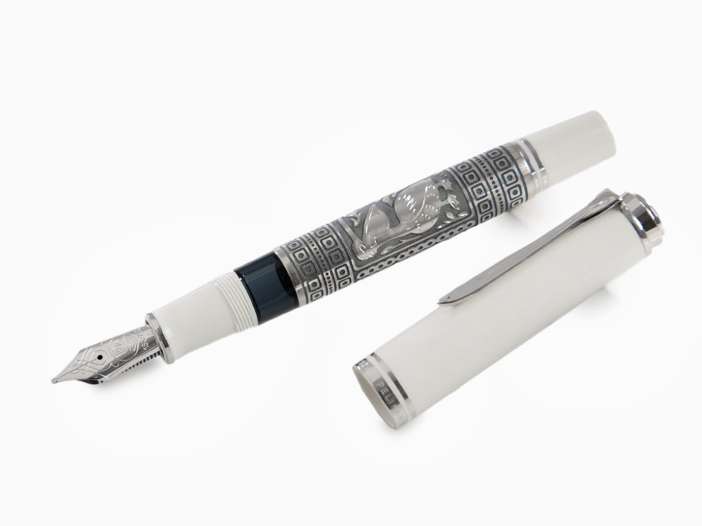 Pelikan Toledo M910 White Fountain Pen, Special Edition, 816236