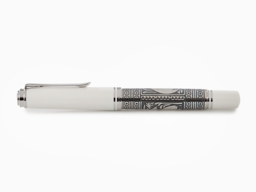 Pelikan Toledo M910 White Fountain Pen, Special Edition, 816236