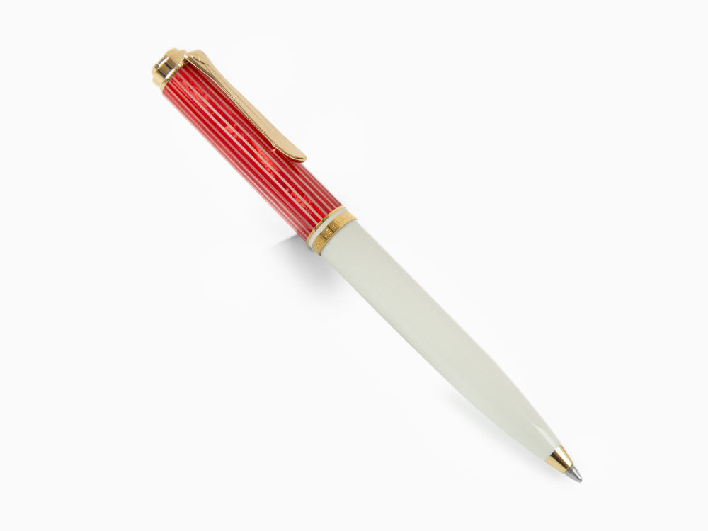 Pelikan Souverän M600 Red-White Ballpoint pen, Special Edition, 823135