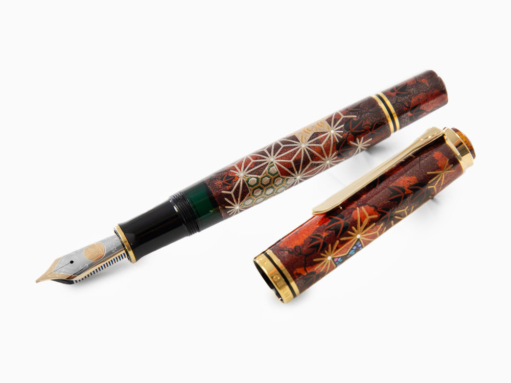 Pelikan Maki-e Ivy and Komon Fountain Pen, Limited Edition, 825832