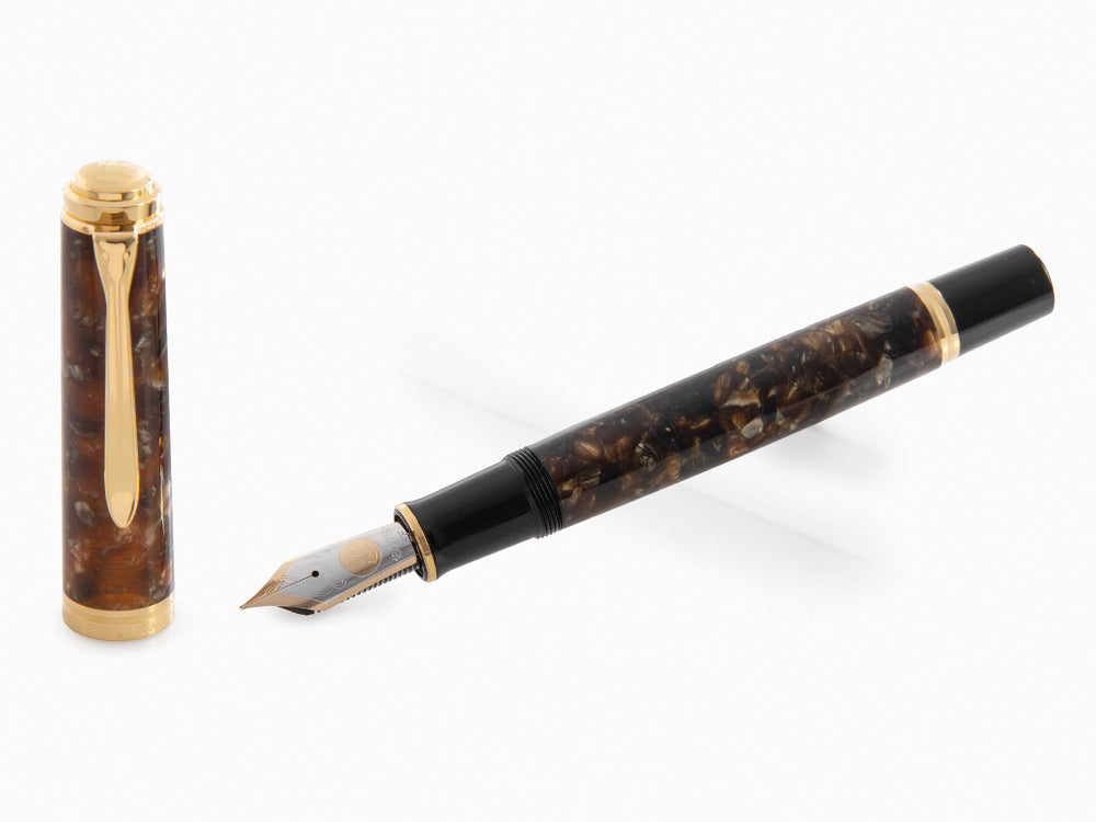 Pelikan M1000 Renaissance Brown Fountain Pen, Special Edition, 825863