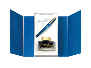 Set Pelikan M200 Golden Lapis Fountain Pen, Special edition, 826082