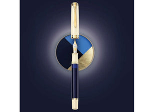 Pelikan Souverän® 800 Cream Blue Fountain Pen, Special Edition, 827270