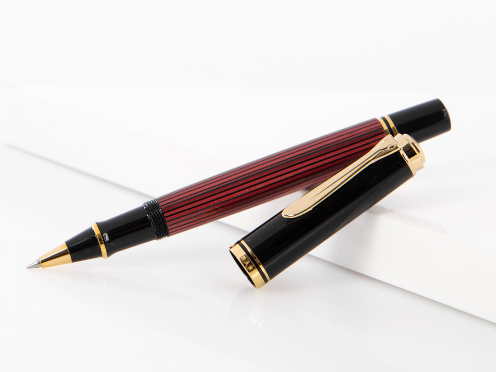 Pelikan Rollerball Pen Souverän R400, Black/Red, 905521