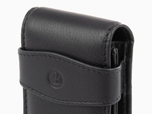 Pelikan 3 Pen Case, Leather, Black, Soft, 923433