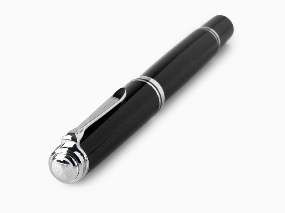 Pelikan Fountain Pen Souverän M805 Black- Silver Plated, 925446