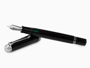 Pelikan Fountain Pen Souverän M805 Black- Silver Plated, 925446