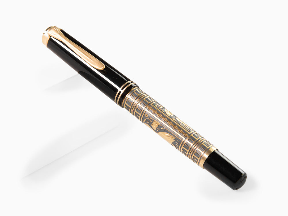 Pelikan Toledo M700 Fountain Pen, Gold Plated Silver, 927822, Special Ed