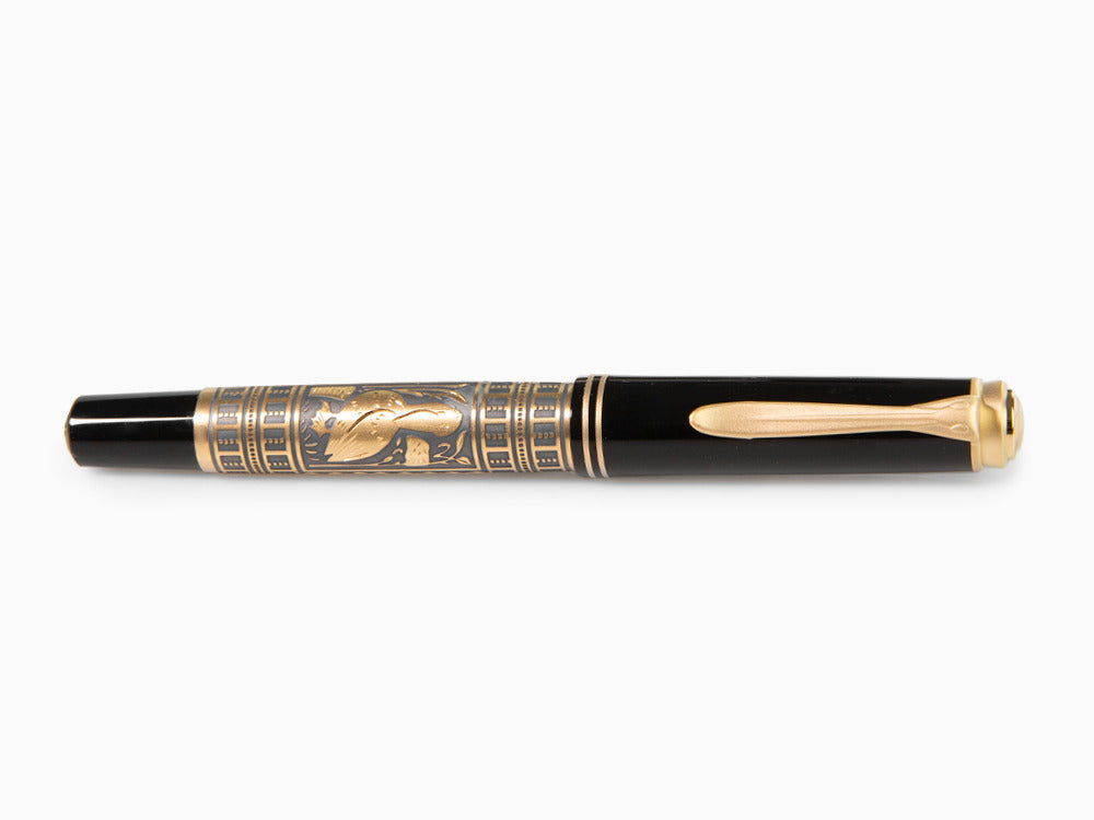 Pelikan Toledo M700 Fountain Pen, Gold Plated Silver, 927822, Special Ed