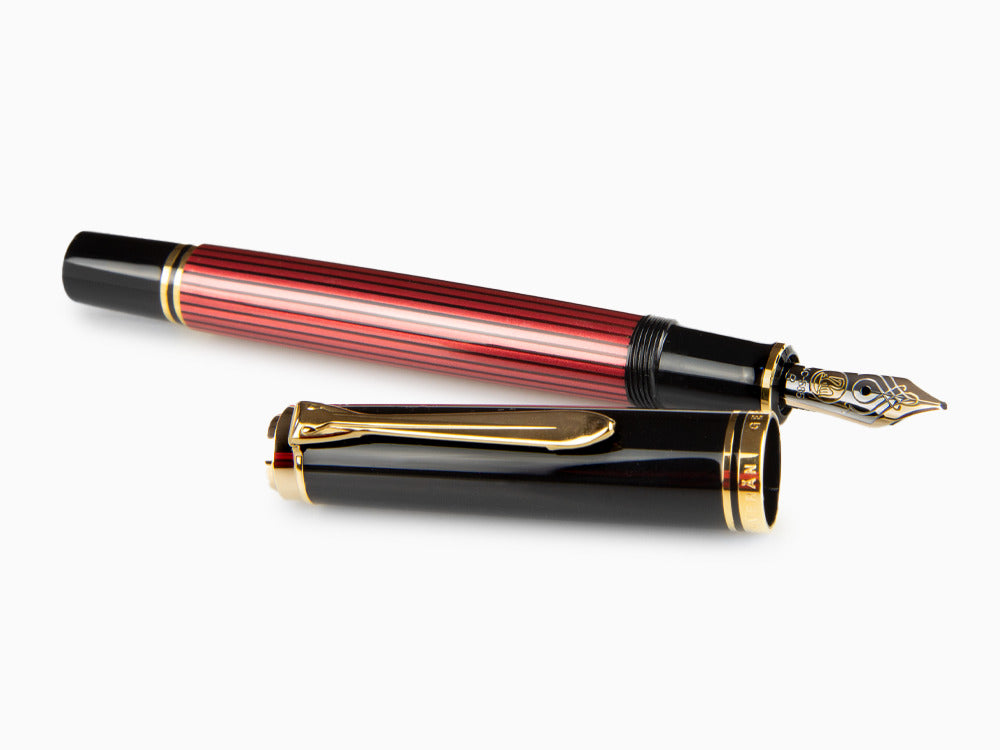 Pelikan Fountain Pen Souverän M 600 - Black & Red, 928697