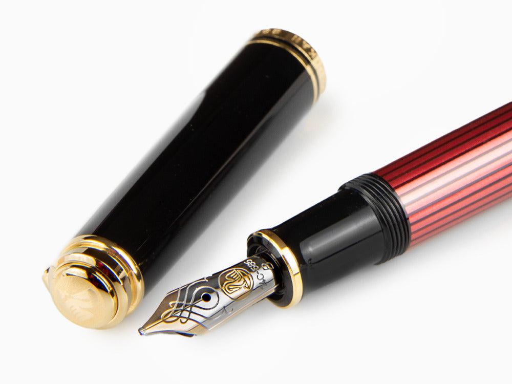 Pelikan Fountain Pen Souverän M 600 - Black & Red, 928697