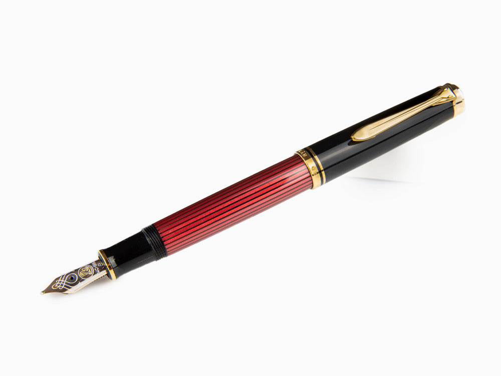 Pelikan Fountain Pen Souverän M 600 - Black & Red, 928697