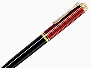 Pelikan K600 Ballpoint pen, Black and red, Gold trim, 928937