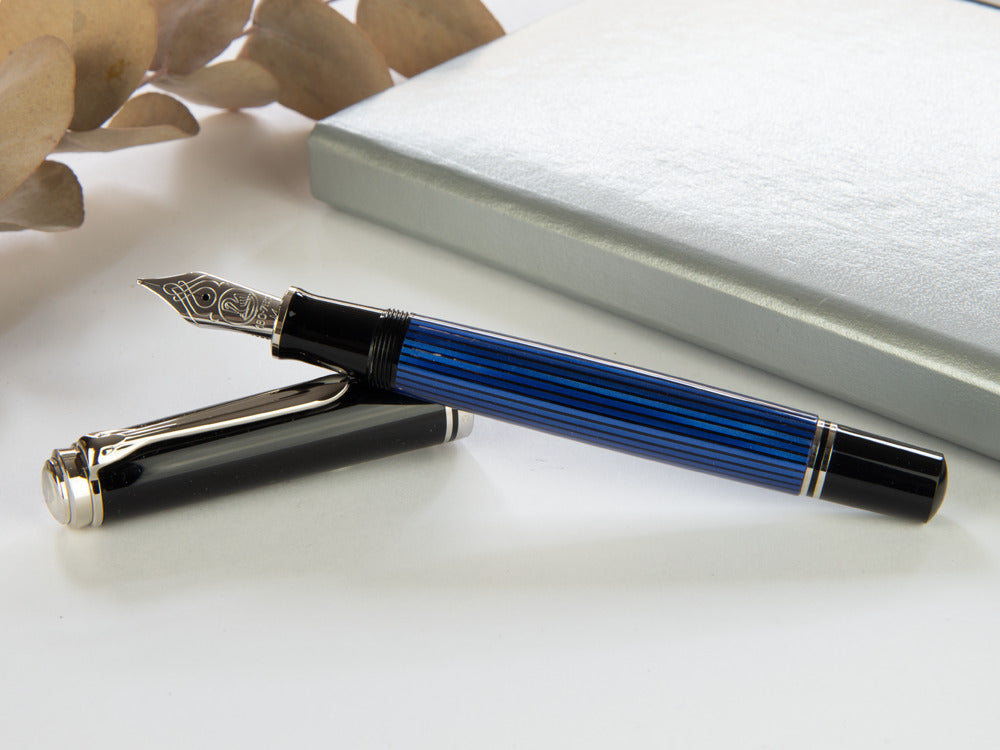 Pelikan Fountain Pen Souverän M805 Series - Black/Blue, 933630