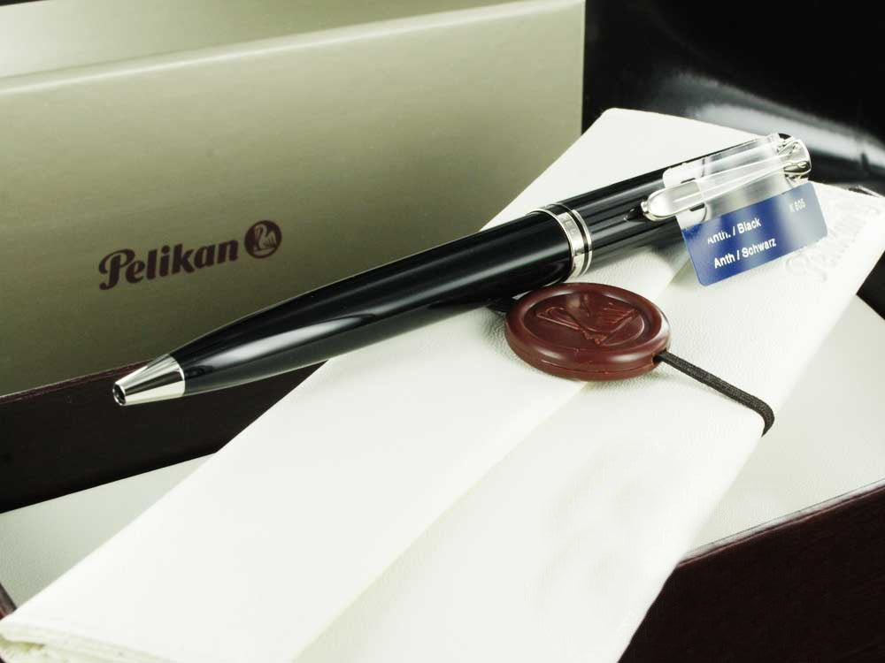 Pelikan K805 Stresemann Ballpoint pen,  Silver trim, 957530