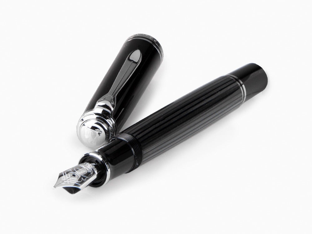 Pelikan M805 Stresemann Fountain Pen, Palladium trim, 957639