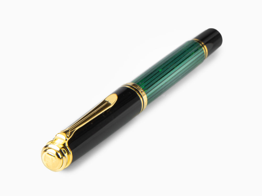 Pelikan Fountain Pen Souverän M 600, Black & Green, 980029