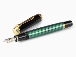 Pelikan Fountain Pen Souverän M 600, Black & Green, 980029