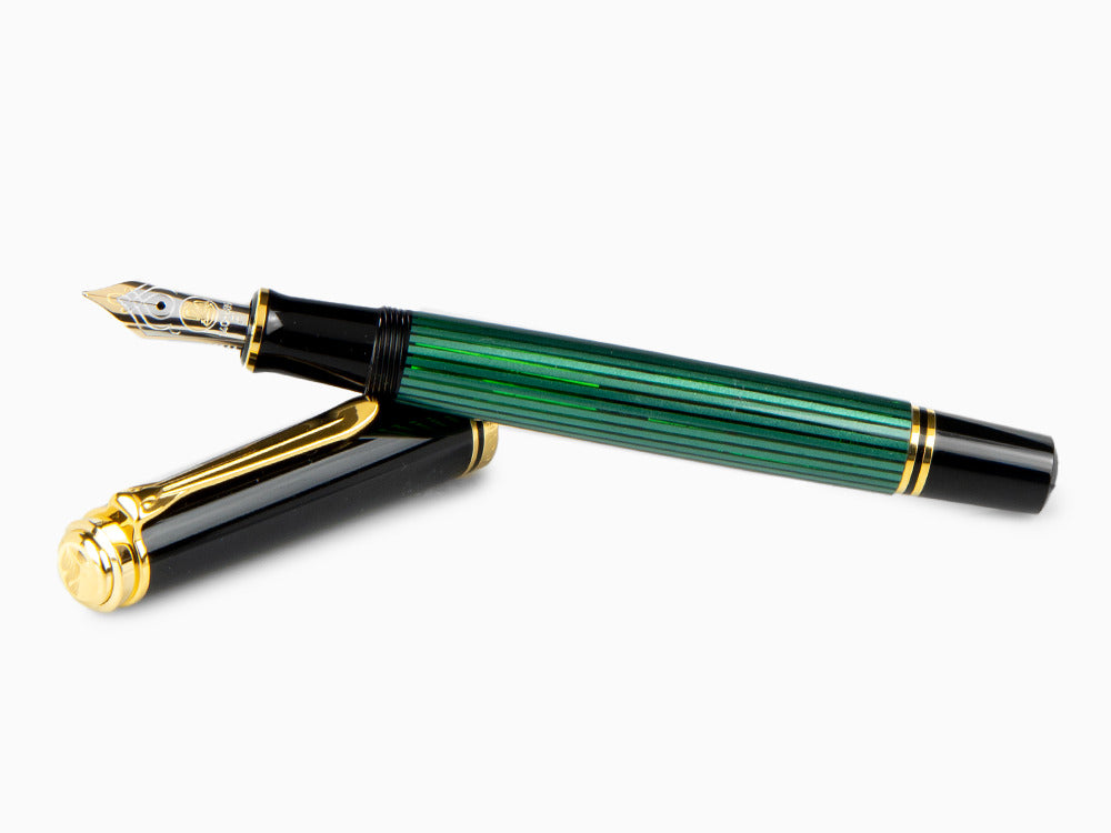 Pelikan Fountain Pen Souverän M 600, Black & Green, 980029