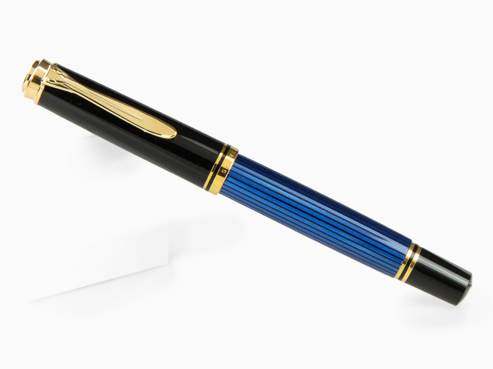 Pelikan Fountain Pen Souverän M400 - Black & Blue - 14k Gold Nib, 994947