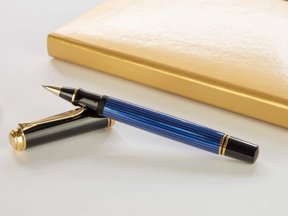 Pelikan Rollerball Pen Souverän R400, Black/Blue, 997502