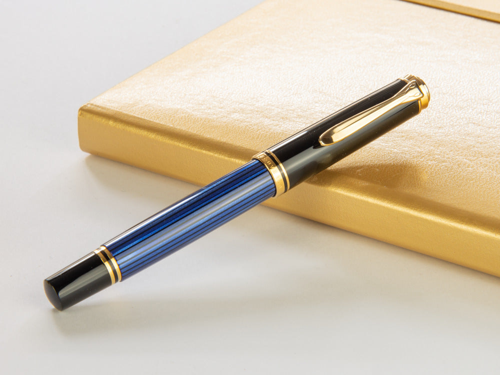 Pelikan Rollerball Pen Souverän R400, Black/Blue, 997502