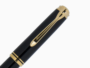 Pelikan Souverän R800 Rollerball pen, Black Resin, Gold trim, 997643