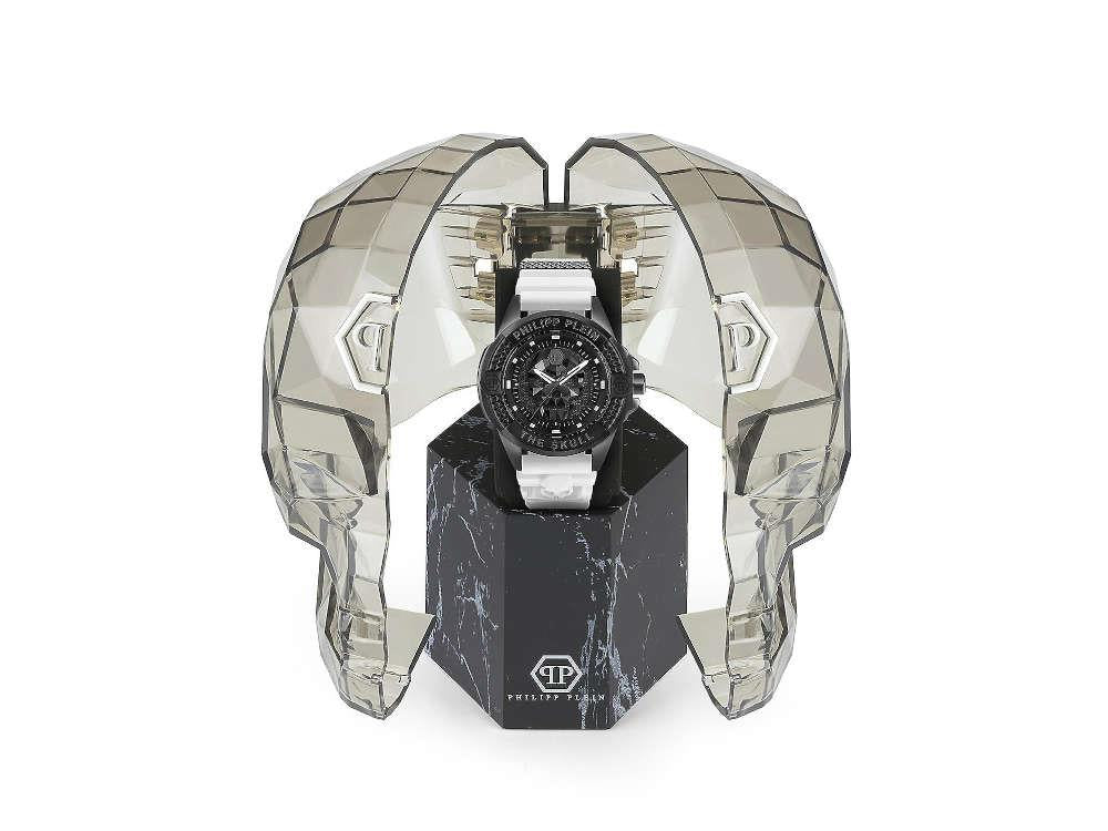 Philipp Plein The Skull Quartz Watch, PVD, Black, 44 mm, PWAAA2624