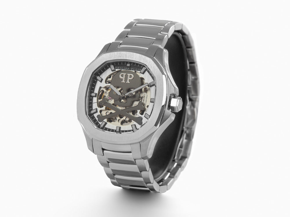 Philipp Plein Plein Philipp 42 mm Automatic Watch, Grey, PWRAA0223