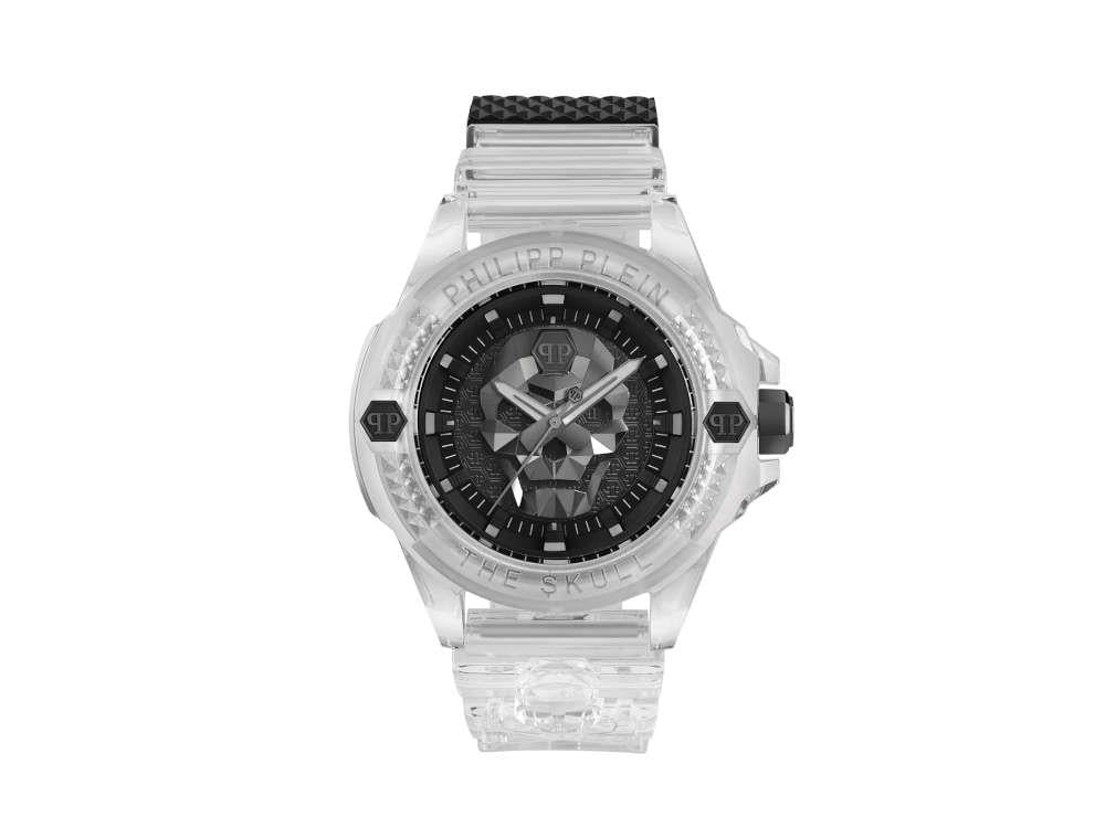 Philipp Plein The Skull Synthetic Quartz Watch, Black, 44mm, PWWAA0423