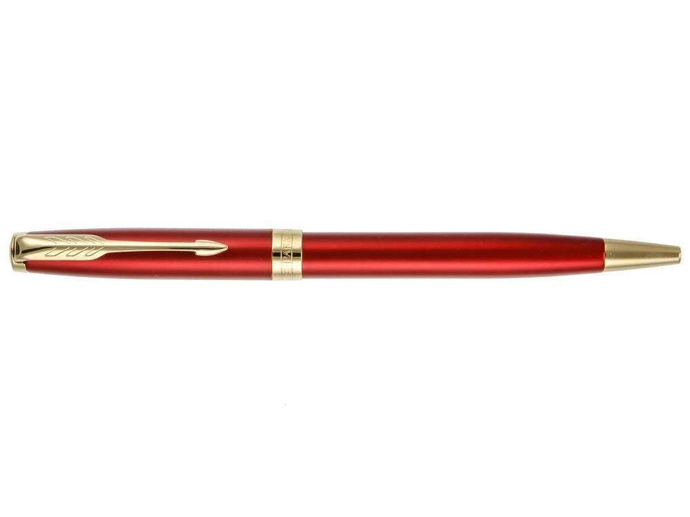 Parker Sonnet Ballpoint Pen, Lacquer, Gold Trim, Red, 1931476