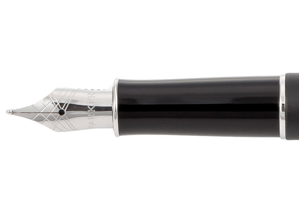 Parker Sonnet Fountain Pen, Lacquer, Palladium Trim, Black, 1931522