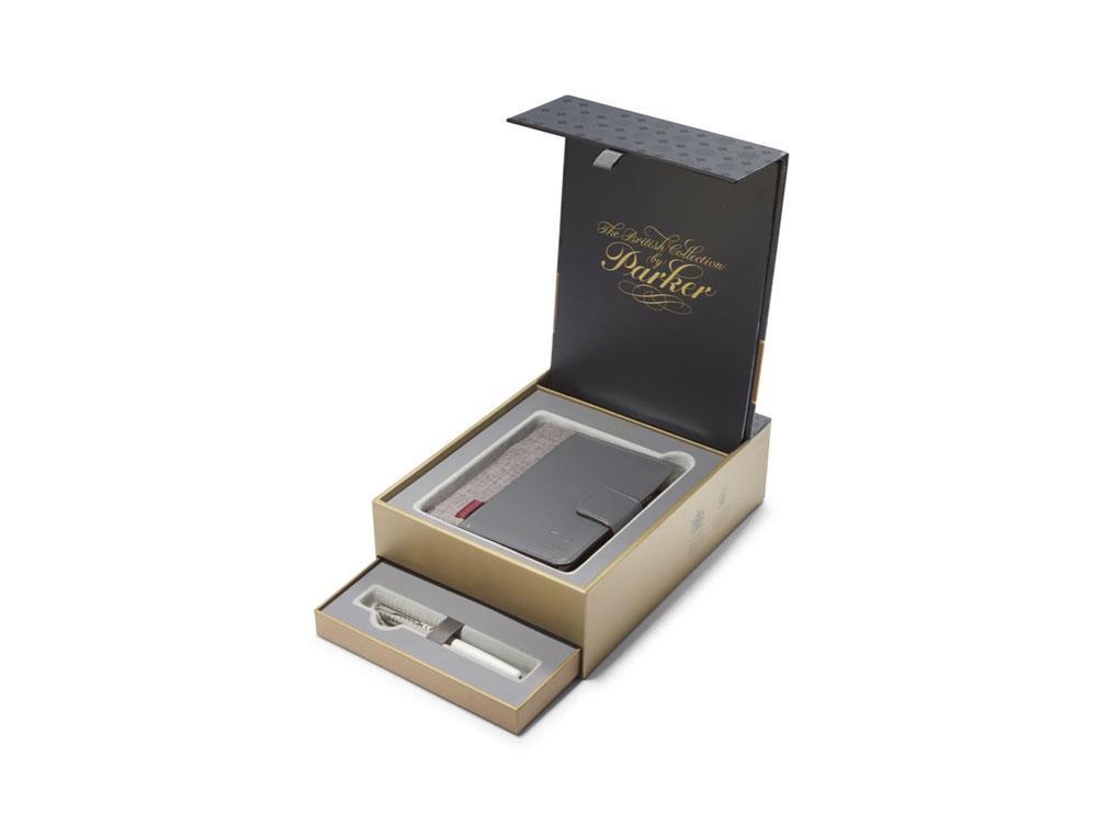 Parker Sonnet Fountain Pen set, Metal, Lacquer, Palladium, 1978406