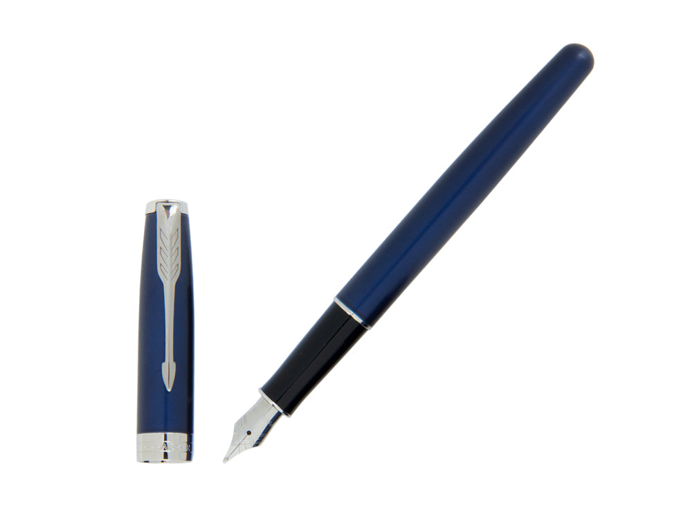 Parker Sonnet Fountain Pen, Lacquer, Palladium Trim, Blue, 1945364