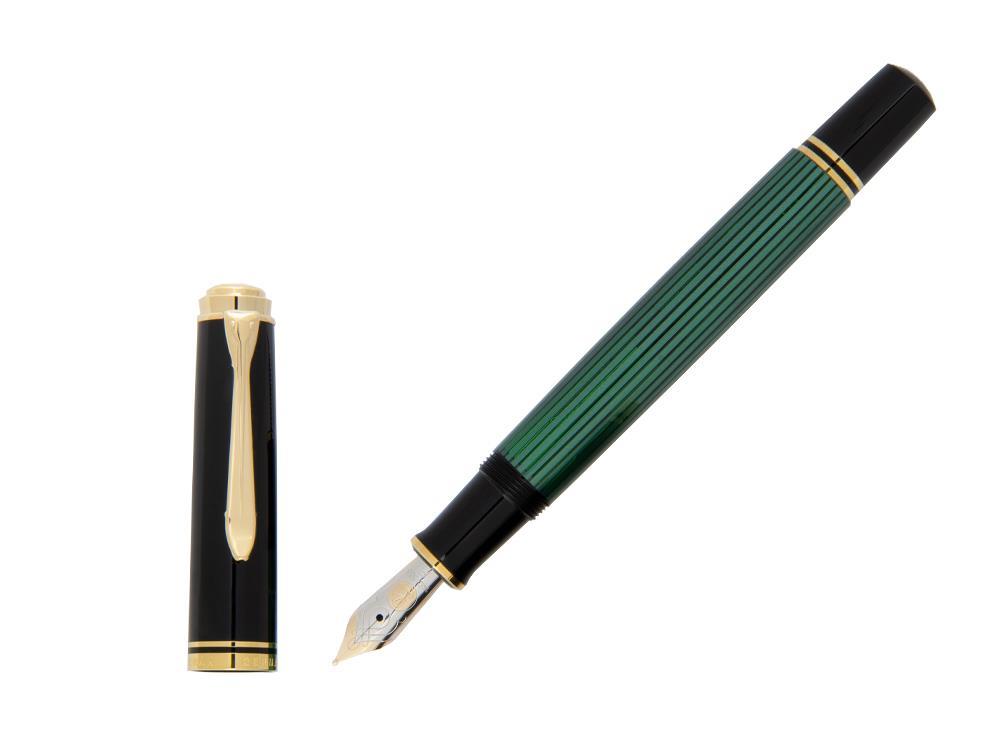 Pelikan Fountain Pen Souverän M 600, Black & Green, 980029