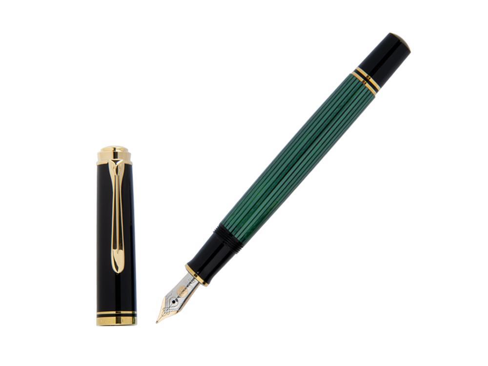 Pelikan Fountain Pen Souverän M400 - Black & Green, 994863