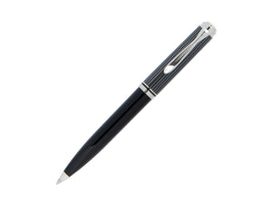 Pelikan Souverän M605 Stresemann Ballpoint pen, Black Resin, Palladium, 813648