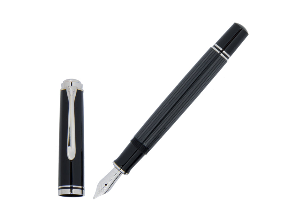 Pelikan Souverän M605 Stresemann Fountain Pen, Palladium trim, 813624