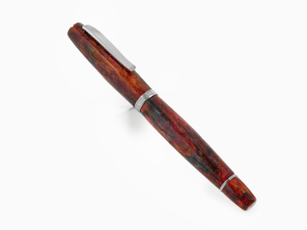 Scribo La Dotta Turrita Fountain Pen,18K, Limited Edition, DOTFP09RT1803